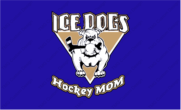 Ice Dogs T-Shirts! White / 3XL / Hockey Grandparent